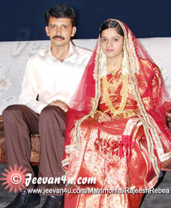 Rajeesh Rebea wedding album photos 